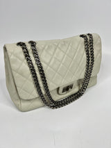 Chanel Reissue Single Flap In Ecru Caviar Leather WSH