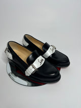 Christian Louboutin Black Monmoc Loafers (Size 38/UK 5 )
