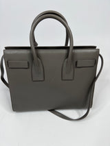 Saint Laurent Sac De Jour Small In Grey Leather