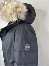 Canada Goose Black Coat With Fur Hood (Size M/UK10)
