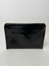 Jimmy Choo Patent Clutch Bag With Chain