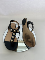 Gucci Willow Pearl Thong Sandals (Size 37.5/ UK 4.5)