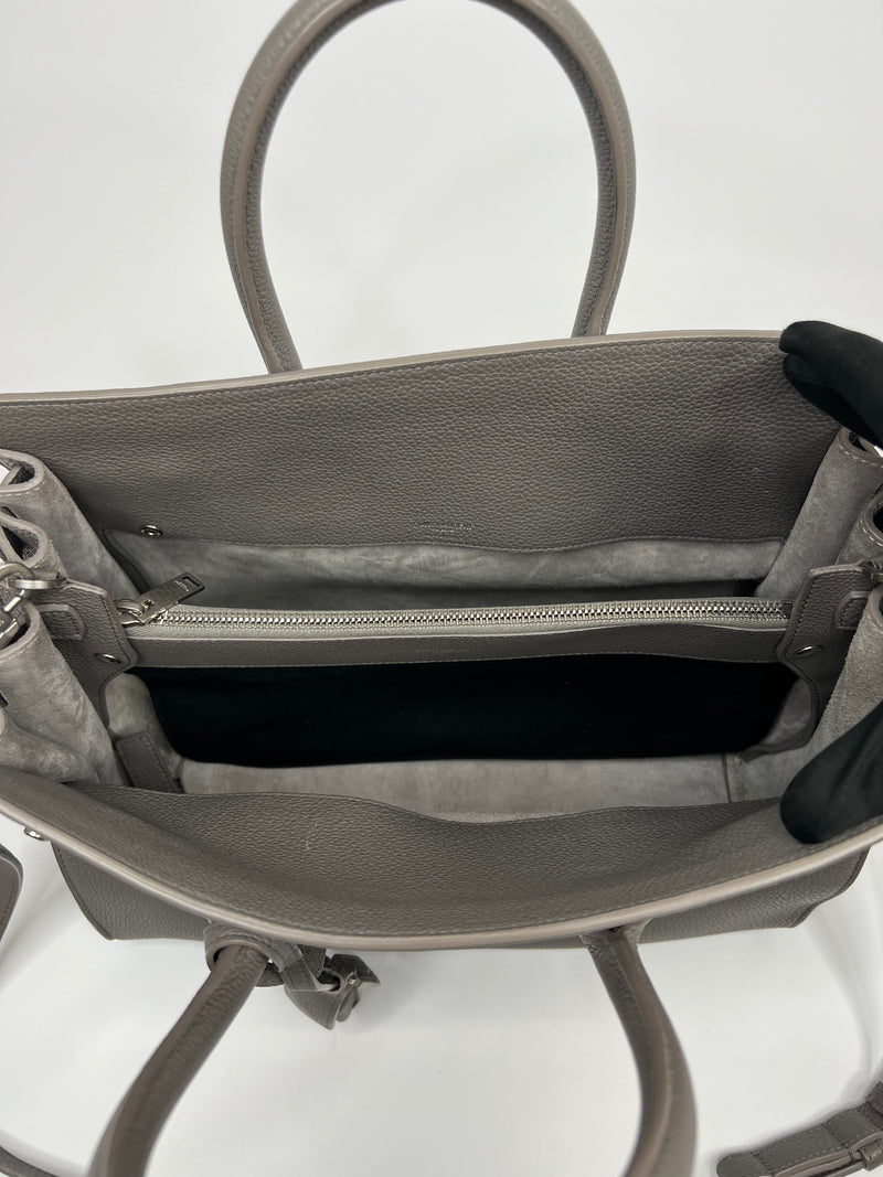 Saint Laurent Sac De Jour Small In Grey Leather