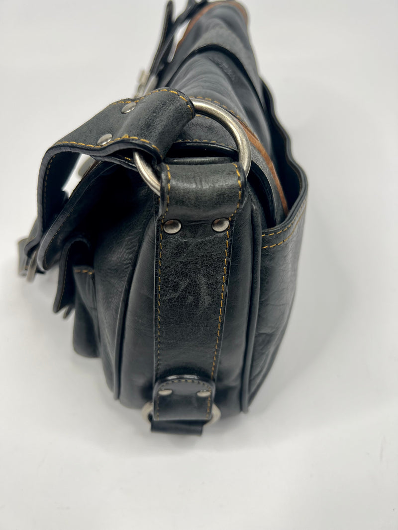 Christian Dior Vintage Gaucho Saddle Bag