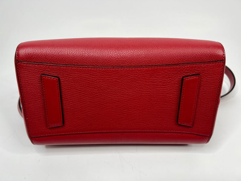 Givenchy Antigona Small In Red Leather