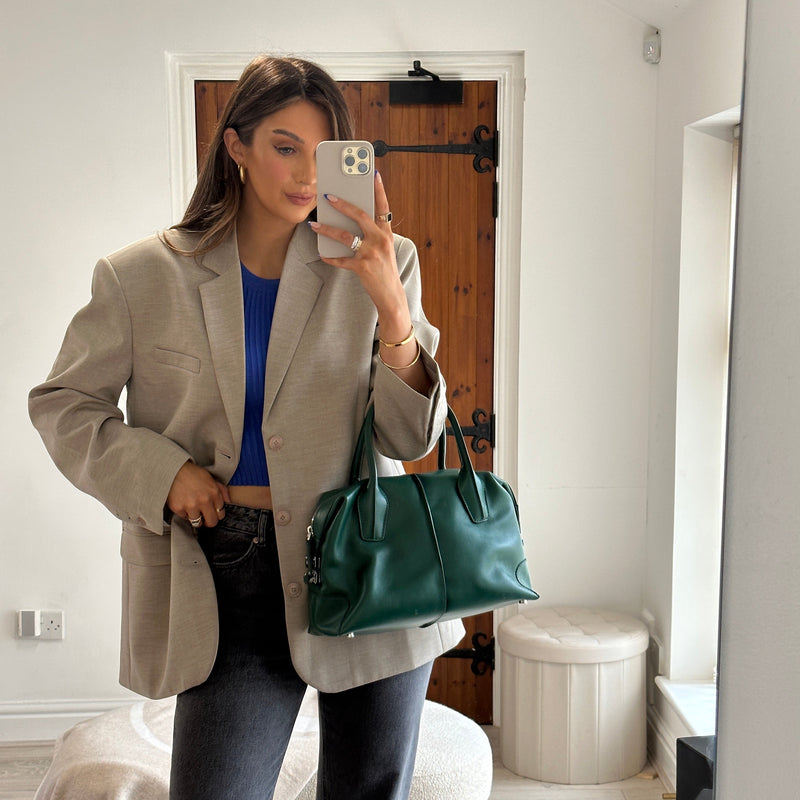 Todd Green Leather D-Styling Bag