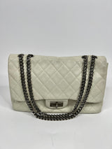 Chanel Reissue Single Flap In Ecru Caviar Leather WSH