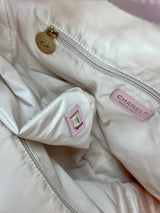 Chanel Pink Canvas Shopper