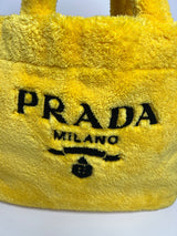 Prada Yellow Terry Tote Shopper