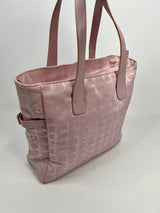 Chanel Pink Canvas Shopper