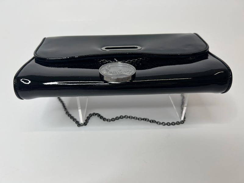 Christian Louboutin Vera Dodat Patent Leather Clutch