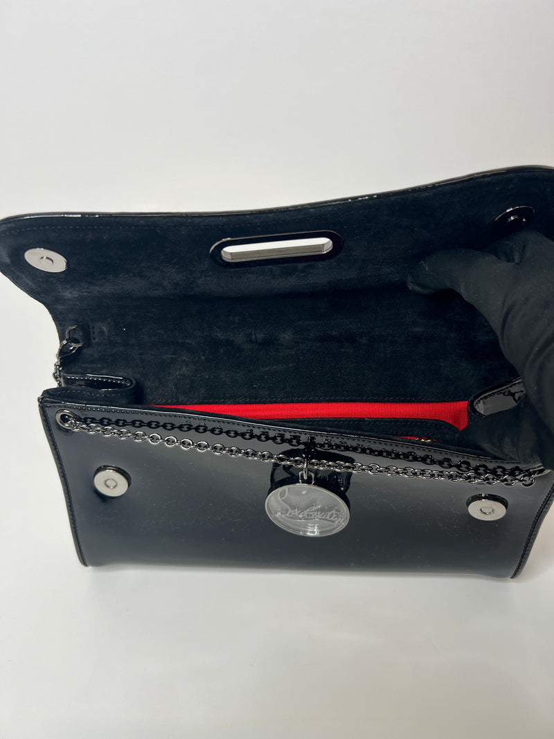 Christian Louboutin Vera Dodat Patent Leather Clutch