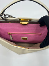 Fendi Peekaboo Neutral Ombre Leather Bag