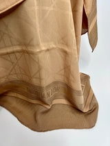 Christian Dior Cannage Silk Scarf