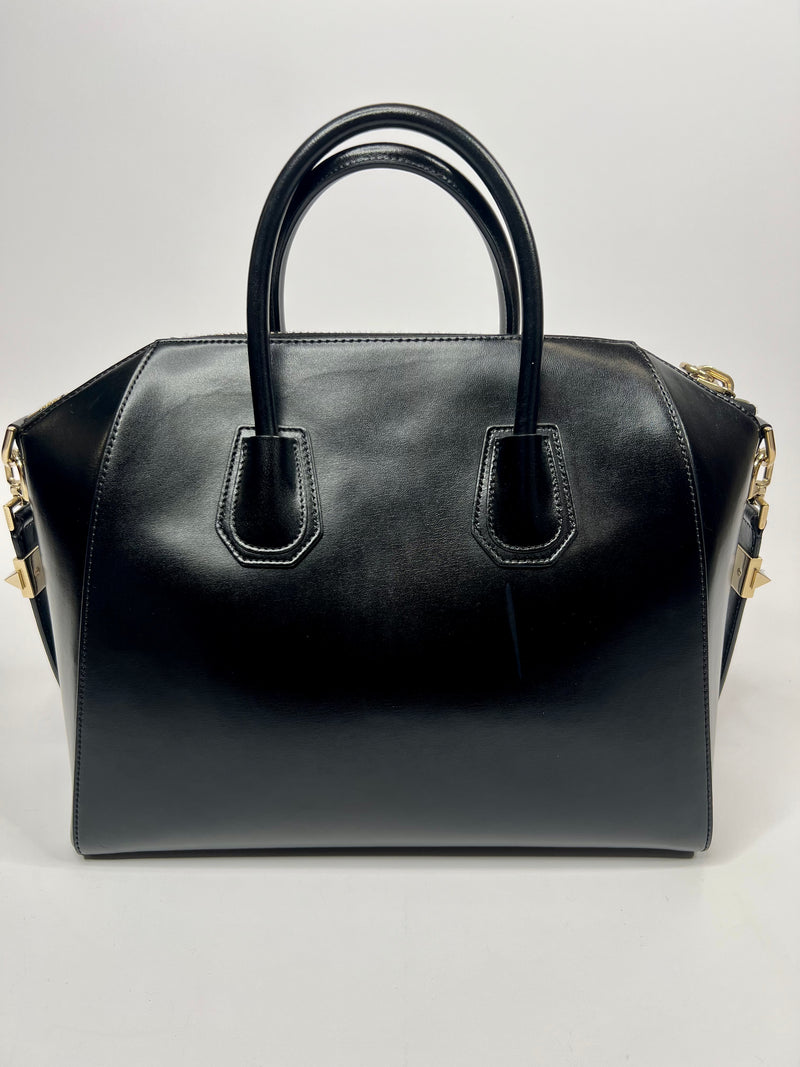 Givenchy Antigona Medium In Black Leather