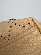 Chanel Nude Perforated Shopper Bag