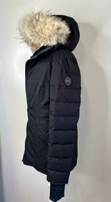 Canada Goose Black Coat With Fur Hood (Size M/UK10)