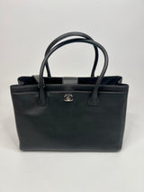 Chanel Large Grey Leather Tote Bag