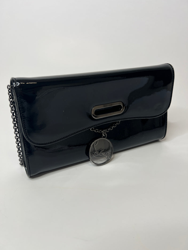 Christian Louboutin Vera Dodat Patent Leather Clutch