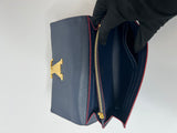 Louis Vuitton Navy Capucines Wallet
