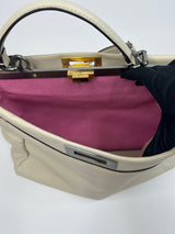Fendi Peekaboo Neutral Ombre Leather Bag