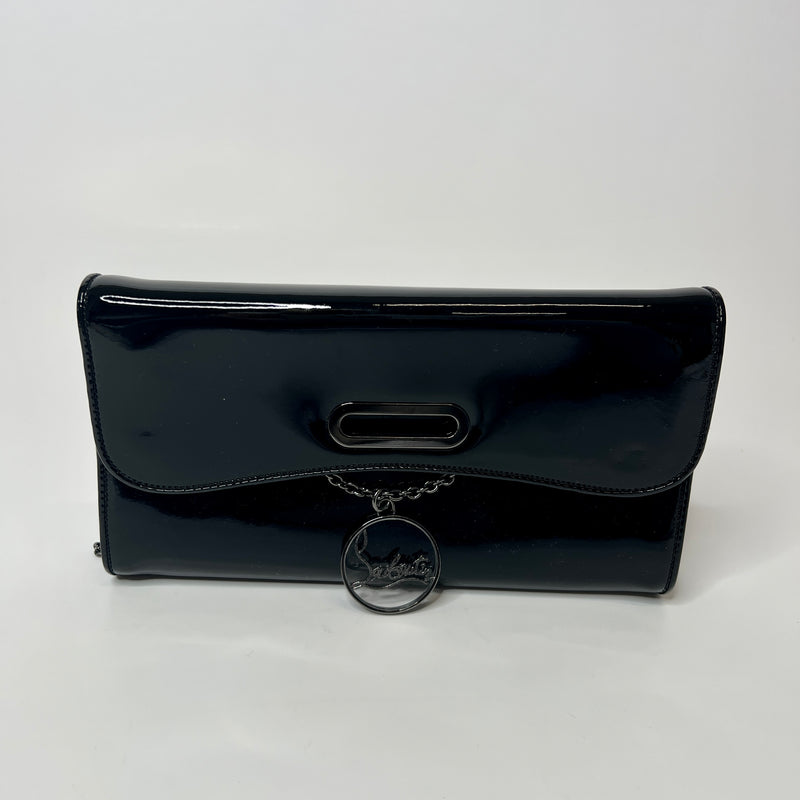 Christian Louboutin Vera Dodat Patent Leather Clutch