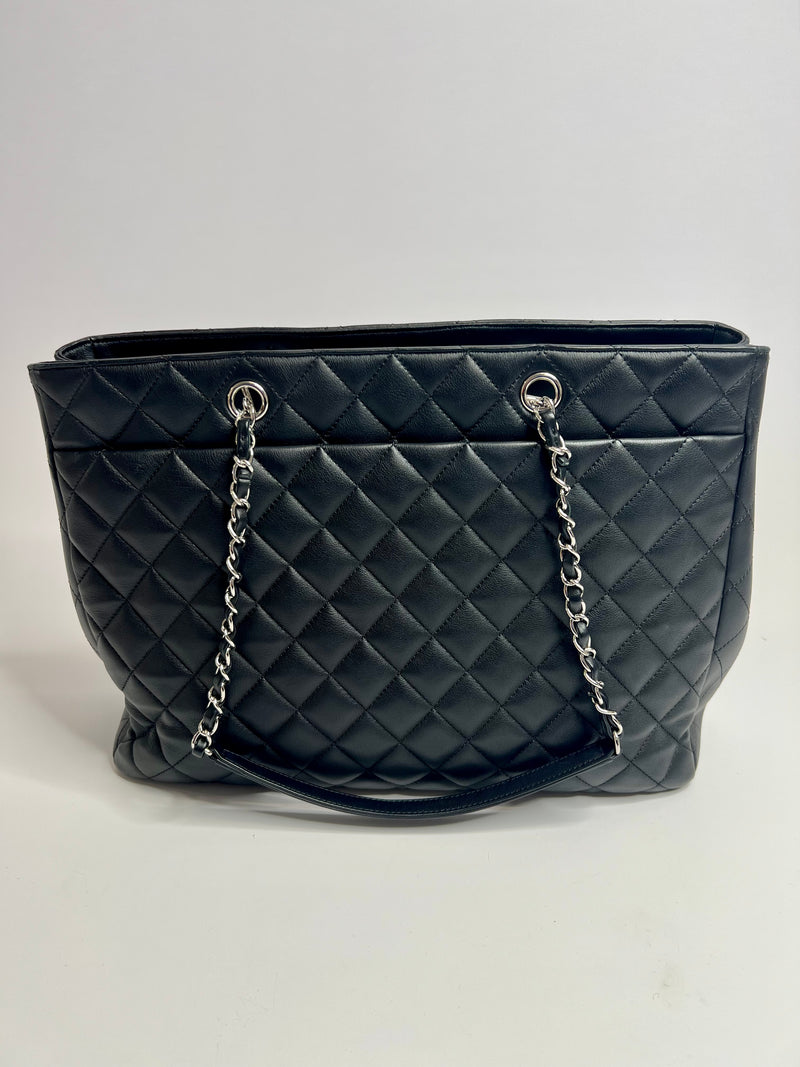 Chanel Timeless Black Calfskin Tote Bag