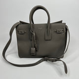Saint Laurent Sac De Jour Small In Grey Leather