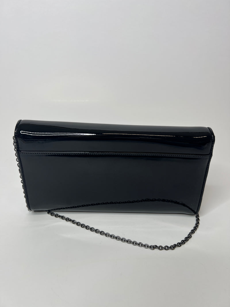 Christian Louboutin Vera Dodat Patent Leather Clutch