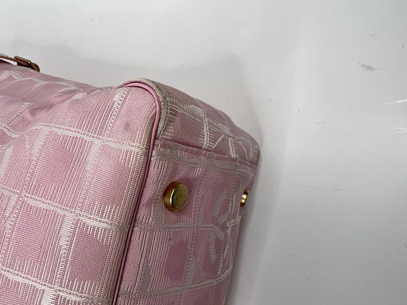 Chanel Pink Canvas Shopper