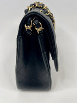 Chanel Black Caviar Leather Jumbo Classic Double Flap