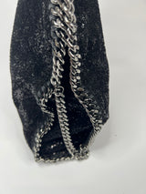 Stella McCartney Black Sequin Falabella Tote