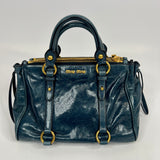 Miu Miu Teal Vitello Bag