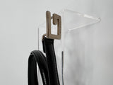 Gucci Black Belt with Silver Buckle (Size 70/28)