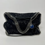 Stella McCartney Black Sequin Falabella Tote