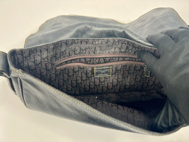 Christian Dior Vintage Gaucho Saddle Bag