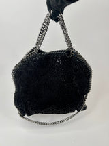 Stella McCartney Black Sequin Falabella Tote