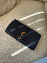 Louis Vuitton Navy Capucines Wallet