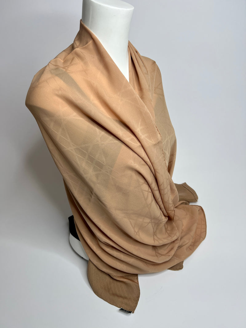 Christian Dior Cannage Silk Scarf