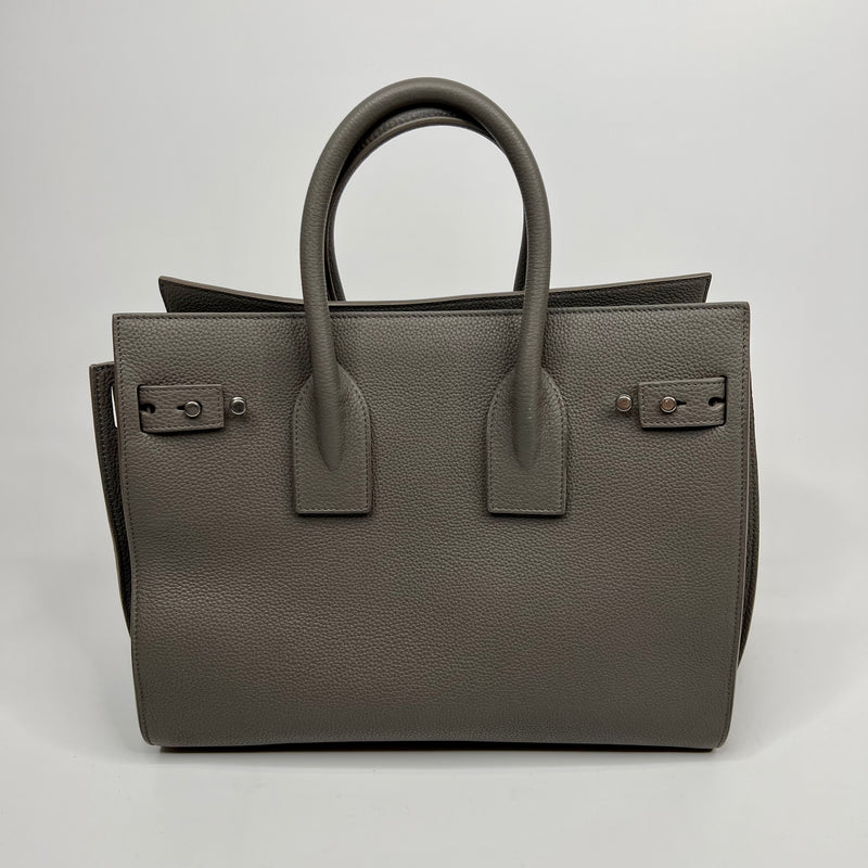 Saint Laurent Sac De Jour Small In Grey Leather