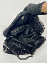 Stella McCartney Black Sequin Falabella Tote