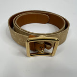 Louis Vuitton Beige Monogram Mini Lin Belt (Size 80/32)