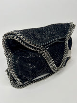 Stella McCartney Black Sequin Falabella Tote
