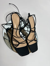 Gianvito Rossi Sylvie Black Nappa 70  (Size 38/ uk 5)