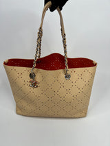 Chanel Nude Perforated Shopper Bag