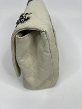 Chanel Reissue Single Flap In Ecru Caviar Leather WSH