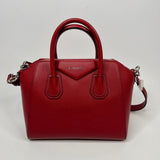 Givenchy Antigona Small In Red Leather