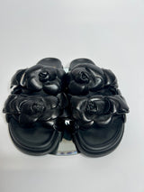 Valentino Atelier Rose Detail Slides (Size 38/ UK 5)