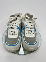 Chanel White/Blue CC Logo Sneakers ( 38.5 /UK 5.5 )