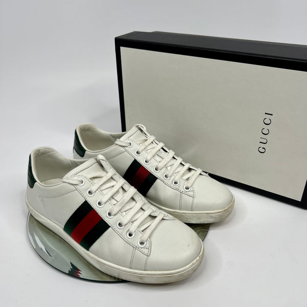 Gucci New Ace Trainers Size 37 UK 4